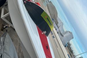 Motoscafo con motore Evinrude 25 cv 2 tempi