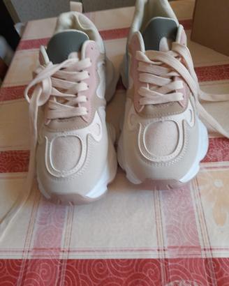 Sneakers Chunky Platform Donna YES BONBON - Pastel