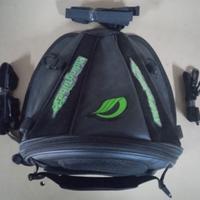 Borsa passeggero Riding Tribe nero verde