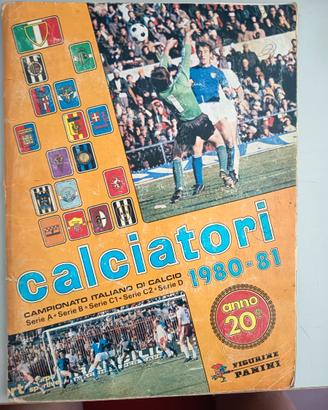 Album calciatori figurine Panini 1980/81. Completo