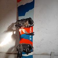tavola snowboard  burton con attacchi k2