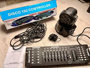 Testa mobile + mixer DMX512