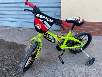 Bicicletta Bambino 4 anni  16’’Dino Bikes Raptor