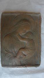 DANTE RUFFINI (CREMONA), BASSORILIEVO TERRACOTTA