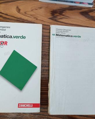 libri matematica verde 4 con tutor 