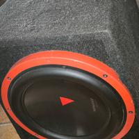 2 subwoofer + 2 amplificatori + 2 casse 