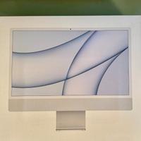 APPLE iMac 24 M1, Argento, 8GB RAM, 256GB SSD