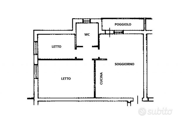 Appartamento trilocale (sub 11) con garage