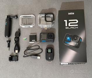 GoPro Hero 12 + Sd Samsung evo 128gb + Accessori