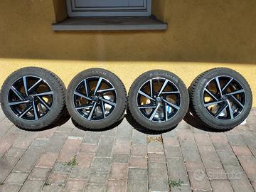 Cerchi MSW 80-4 6,5Jx16 ET35 4x100 + gomme Semperi