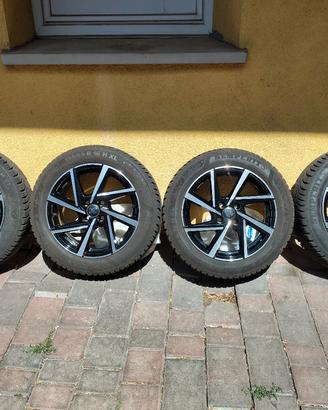 Cerchi MSW 80-4 6,5Jx16 ET35 4x100 + gomme Semperi