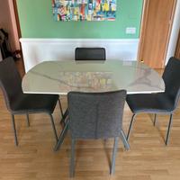 TAVOLO GIREVOLE ALLUNGABILE, come NUOVO!