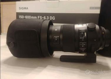 Teleobiettivo Sigma 150-600 Sport per Canon