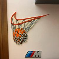 nike basket in legno