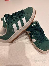 Adidas Campus 00S misura 36,5 camoscio verdi