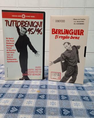 Videocassette con BENIGNI