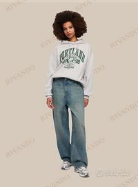 Baggy Jeans Blue Denim Medio · 38IT