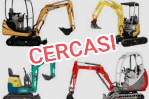 Miniescavatore usato 8-10qli