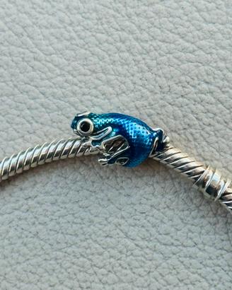 Charm Geco argento compatibile Pandora
