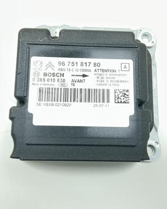 CENTRALINA AIRBAG PEUGEOT 3008 Serie 9675181780 9H