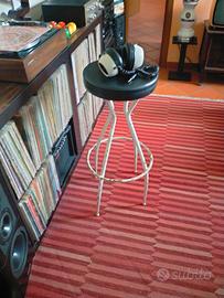 sgabello industriale anni 60 vintage 