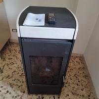  stufa a pellet ventilata, canalizzabile..