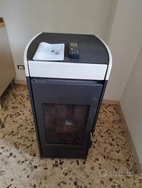  stufa a pellet ventilata, canalizzabile..