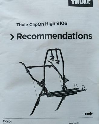 Portabici Thule ClipOn Hight 9106