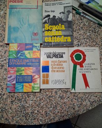 libri stock 5 libri 