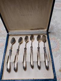 Cucchiaini in metallo placcato Argento 800