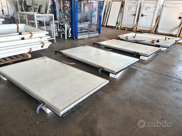 3 porte scorrevoli per cella frigo usate