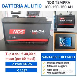 Batteria al litio NDS 100-120-150 AH