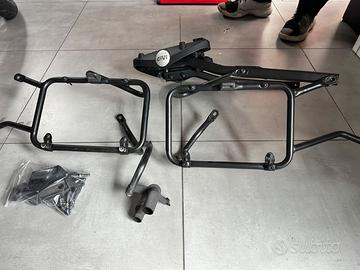 Piastra + Bauletto e Telai LAT. MONOKEY  GIVI
