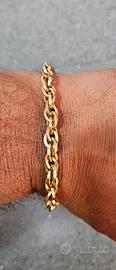 BRACCIALE IN ORO 750 MAGLIA CATENA