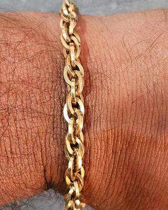 BRACCIALE IN ORO 750 MAGLIA CATENA