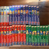 Collezione vhs "I Simpson" 4 stagioni