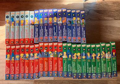 Collezione vhs "I Simpson" 4 stagioni