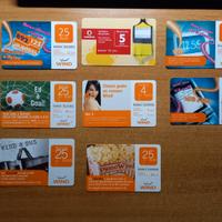 Schede telefoniche/ card Wind anni 2010/2013