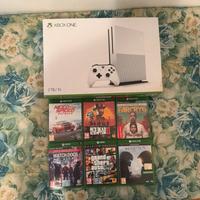 Xbox One S 2Tb con controller e giochi