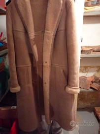 Cappotto lungo in montone Shearling
