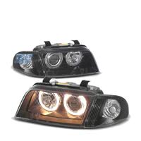 FARI PER AUDI A4 B5 94-98 ANGEL EYES CLASSICI NERI