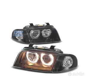 FARI PER AUDI A4 B5 94-98 ANGEL EYES CLASSICI NERI