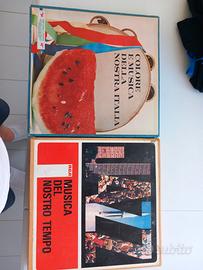 Coppia di dischi 33 giri in vinile