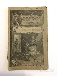 Libretto Commedia Goldoni 1890
