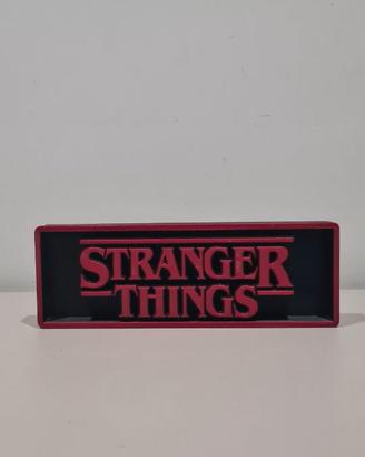 Stranger Things logo 3d