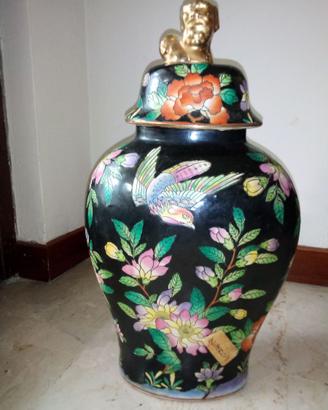 Grande vaso cinese di porcellana h50