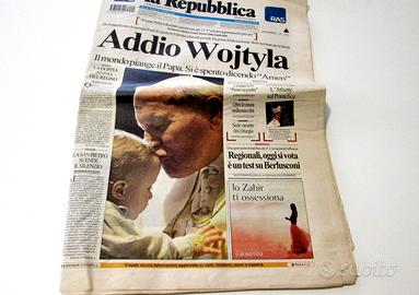 Quotidiano "La Repubblica" del 03/04/2005