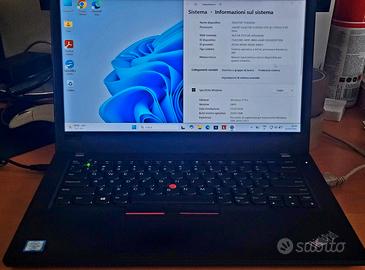 Lenovo ThinkPad T480 | 16GB RAM | Batteria NUOVA |