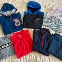 Set 9 capi di abbigliamento bambino 12-14 anni 