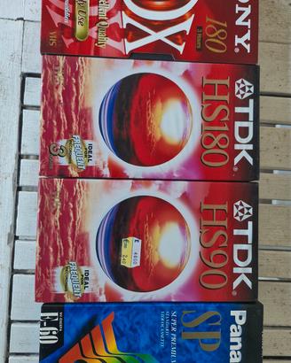 Cassette VHS vergini